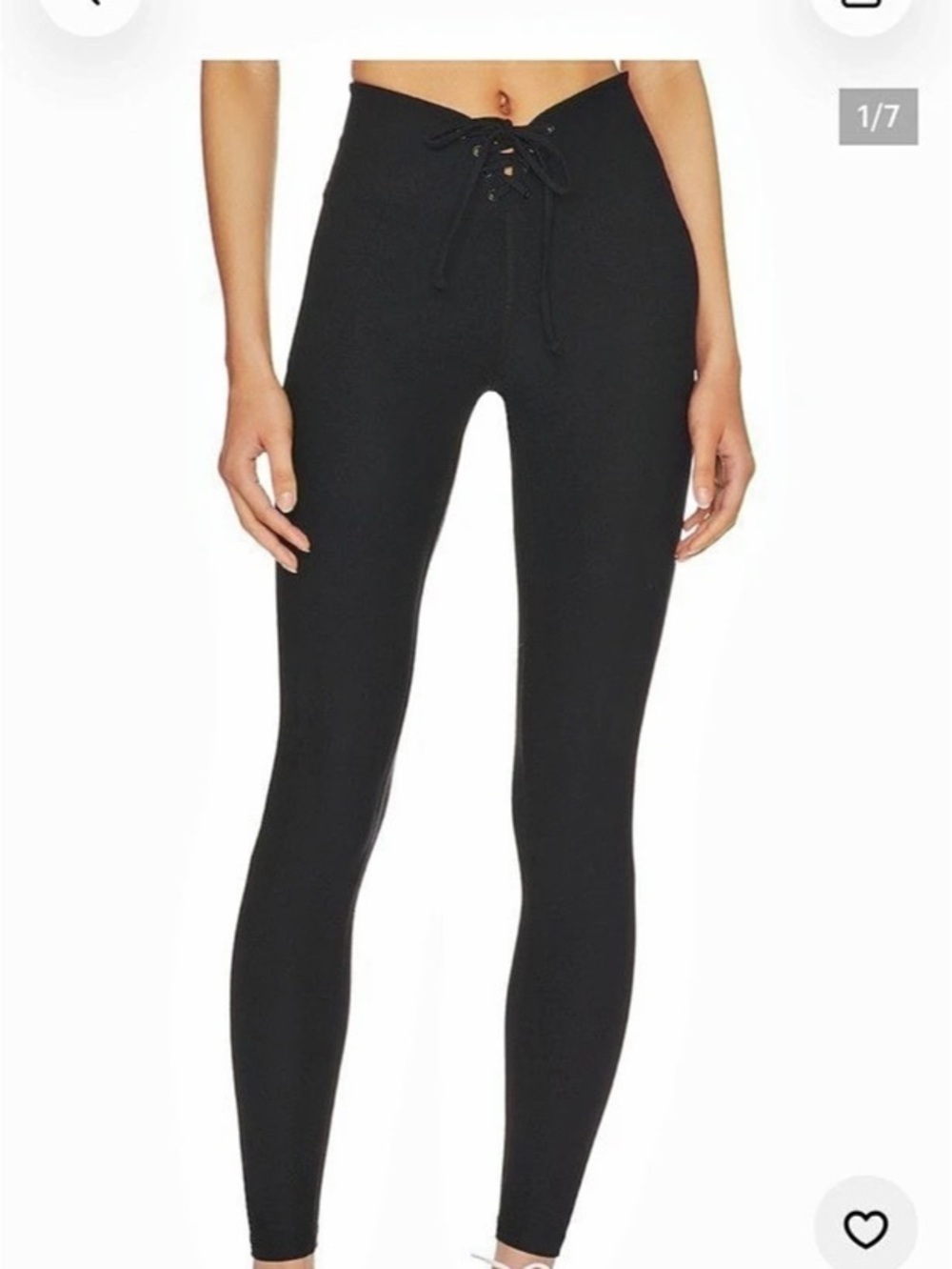 Year of Ours Football Legging Black Lace-Up Size Small